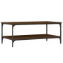 Mesa de centro madera de ingeniería marrón roble 100x55x40 cm by , Coffee table - Ref: Foro24-832837, Price: 41,82 €, Discoun...