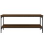 Mesa de centro madera de ingeniería marrón roble 100x55x40 cm by , Coffee table - Ref: Foro24-832837, Price: 41,82 €, Discoun...