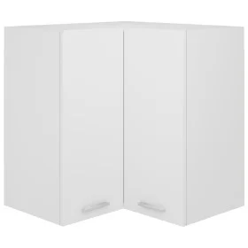 Weißer Hängeschrank aus Holzwerkstoff und Glas, 57 x 57 x 60 cm von vidaXL, Küchenschränke - Ref: Foro24-802537, Preis: 107,0...