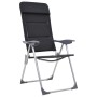 Sillas de camping de aluminio 2 unidades negras 58x69x111 cm von , Campingmöbel - Ref: Foro24-44313, Preis: 144,74 €, Rabatt: %