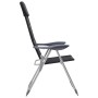 Sillas de camping de aluminio 2 unidades negras 58x69x111 cm von , Campingmöbel - Ref: Foro24-44313, Preis: 144,74 €, Rabatt: %