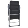 Sillas de camping de aluminio 2 unidades negras 58x69x111 cm von , Campingmöbel - Ref: Foro24-44313, Preis: 144,74 €, Rabatt: %