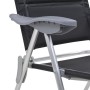 Sillas de camping de aluminio 2 unidades negras 58x69x111 cm von , Campingmöbel - Ref: Foro24-44313, Preis: 144,74 €, Rabatt: %