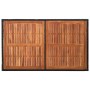 Set comedor de jardín 7 piezas ratán sintético y madera negro by , Garden sets - Ref: Foro24-47681, Price: 736,59 €, Discount: %