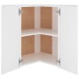 Weißer Hängeschrank aus Holzwerkstoff und Glas, 57 x 57 x 60 cm von vidaXL, Küchenschränke - Ref: Foro24-802537, Preis: 109,4...
