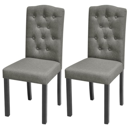 Sillas de comedor 2 unidades tela gris von , Essstühle - Ref: Foro24-242223, Preis: 175,56 €, Rabatt: %