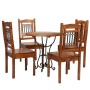Juego de mesas de comedor 5 piezas madera maciza de acacia von , Möbelsets für Küchen und Esszimmer - Ref: Foro24-275336, Pre...