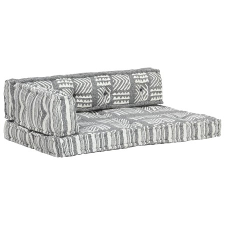 Cojín para sofá de palés tela gris patchwork by , Cushions for chairs and sofas - Ref: Foro24-287723, Price: 147,52 €, Discou...