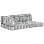 Cojín para sofá de palés tela gris patchwork by , Cushions for chairs and sofas - Ref: Foro24-287723, Price: 147,52 €, Discou...