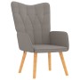 Sillón de relax con reposapiés de tela gris taupé by , Armchairs - Ref: Foro24-327543, Price: 107,09 €, Discount: %