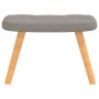 Sillón de relax con reposapiés de tela gris taupé by , Armchairs - Ref: Foro24-327543, Price: 107,09 €, Discount: %