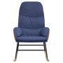 Silla mecedora de tela azul von , Schaukelstühle - Ref: Foro24-341046, Preis: 118,00 €, Rabatt: %