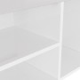 Banco zapatero con cojín madera de ingeniería blanco brillo de , Zapateros y organizadores de calzado - Ref: Foro24-326765, P...