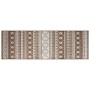 Alfombra de exterior marrón y blanca reversible 80x250 cm von , Outdoor-Protektoren - Ref: Foro24-364795, Preis: 41,09 €, Rab...