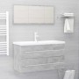 Set muebles de baño 2 piezas madera contrachapada gris hormigón von , Badezimmermöbel - Ref: Foro24-804849, Preis: 96,10 €, R...