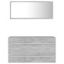 Set muebles de baño 2 piezas madera contrachapada gris hormigón von , Badezimmermöbel - Ref: Foro24-804849, Preis: 96,10 €, R...