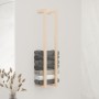 Toallero de madera maciza de pino 23x18x110 cm de , Toalleros - Ref: Foro24-822402, Precio: 21,28 €, Descuento: %