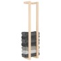 Toallero de madera maciza de pino 23x18x110 cm de , Toalleros - Ref: Foro24-822402, Precio: 21,28 €, Descuento: %