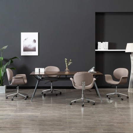 Sillas de comedor giratorias 4 unidades tela color gris taupe von , Essstühle - Ref: Foro24-3054870, Preis: 589,79 €, Rabatt: %