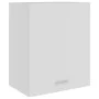 Weißer Küchenhängeschrank aus Holzwerkstoff, 50 x 31 x 60 cm von vidaXL, Küchenschränke - Ref: Foro24-801260, Preis: 62,34 €,...