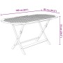 Set comedor de jardín plegable 9 piezas madera maciza de acacia von , Gartensets - Ref: Foro24-3060198, Preis: 544,27 €, Raba...