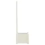 Planter with white PP trellis 43x43x142 cm by vidaXL, Pots and planters - Ref: Foro24-313979, Price: 86,97 €, Discount: %