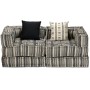 Puf modular de 2 plazas de tela de rayas grises von , Kissen für Stühle und Sofas - Ref: Foro24-244978, Preis: 504,05 €, Raba...