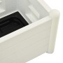 Jardinera con enrejado PP blanco 43x43x142 cm de vidaXL, Maceteros y jardineras - Ref: Foro24-313979, Precio: 75,35 €, Descue...