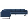 Sofá de esquina de tela azul by , Sofas - Ref: Foro24-288163, Price: 685,04 €, Discount: %