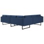 Sofá de esquina de tela azul by , Sofas - Ref: Foro24-288163, Price: 685,04 €, Discount: %