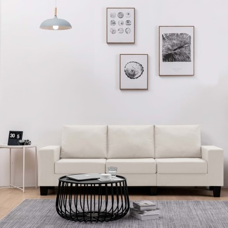 Sofá de 3 plazas de tela color crema von , Sofas - Ref: Foro24-287122, Preis: 399,18 €, Rabatt: %