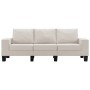 Sofá de 3 plazas de tela color crema von , Sofas - Ref: Foro24-287122, Preis: 399,18 €, Rabatt: %