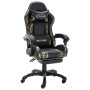 Silla gaming con reposapiés cuero sintético negro y camuflaje von , Bürostühle - Ref: Foro24-320096, Preis: 156,28 €, Rabatt: %