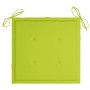Sillas comedor de jardín 3 uds madera maciza acacia y cojines de , Sillas de jardín - Ref: Foro24-3064439, Precio: 290,50 €, ...