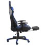 Drehbarer Gaming-Stuhl mit blauer PVC-Fußstütze von vidaXL, Gaming-Stühle - Ref: Foro24-20485, Preis: 181,88 €, Rabatt: %
