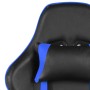 Drehbarer Gaming-Stuhl mit blauer PVC-Fußstütze von vidaXL, Gaming-Stühle - Ref: Foro24-20485, Preis: 181,88 €, Rabatt: %