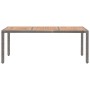 Mesa de jardín ratán PE gris madera acacia maciza 190x90x75 cm de , Mesas de jardín - Ref: Foro24-46108, Precio: 225,67 €, De...