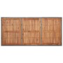 Mesa de jardín ratán PE gris madera acacia maciza 190x90x75 cm de , Mesas de jardín - Ref: Foro24-46108, Precio: 225,67 €, De...