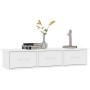 Estante cajones para pared contrachapada blanco 88x26x18,5 cm de , Estantes y estanterías - Ref: Foro24-800594, Precio: 59,08...