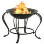 Brasero con atizador acero 49 cm by , Chimneys - Ref: Foro24-311886, Price: 84,98 €, Discount: %