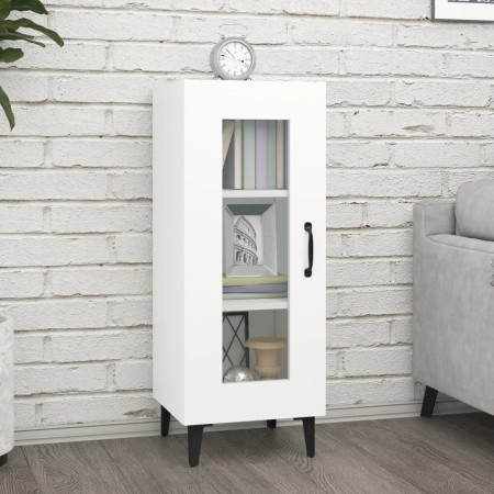 Aparador de madera contrachapada blanco 34,5x34x90 cm by , Sideboards - Ref: Foro24-812402, Price: 57,05 €, Discount: %