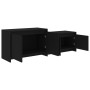 Mueble para TV madera contrachapada negro 146,5x35x50 cm von , TV-Möbel - Ref: Foro24-809810, Preis: 72,53 €, Rabatt: %