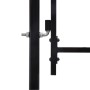 Cancela de valla con una puerta y arcos acero negro 1x1,2 m von , Gartentore - Ref: Foro24-146030, Preis: 140,40 €, Rabatt: %