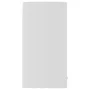 White engineering glass and wood hanging cabinet 60x31x60 cm by vidaXL, Kitchen cabinets - Ref: Foro24-802521, Price: 58,37 €...