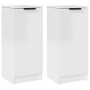 Aparadores 2 uds madera contrachapada blanco brillo 30x30x70 cm by , Sideboards - Ref: Foro24-811146, Price: 66,79 €, Discoun...
