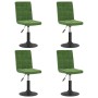 Sillas de comedor giratorias 4 unidades terciopelo verde oscuro de , Sillas de comedor - Ref: Foro24-3089292, Precio: 222,26 ...