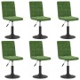 Sillas de comedor giratorias 6 unidades terciopelo verde oscuro von , Essstühle - Ref: Foro24-3089303, Preis: 331,75 €, Rabat...