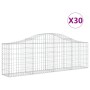Cestas de gaviones 30 uds forma de arco hierro 200x30x60/80 cm by , Pots and planters - Ref: Foro24-3145405, Price: 2,00 €, D...