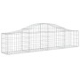 Cestas de gaviones 18 uds forma de arco hierro 200x30x40/60 cm von , Töpfe und Pflanzgefäße - Ref: Foro24-3145381, Preis: 907...