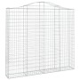 Cestas de gaviones 11 uds forma de arco hierro 200x30x180/200cm von , Töpfe und Pflanzgefäße - Ref: Foro24-3145523, Preis: 1,...